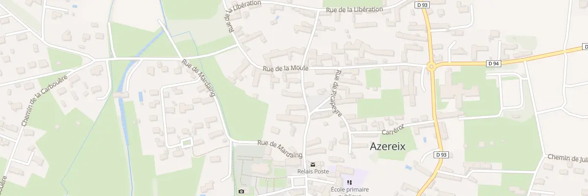 Plan du 5 Rue de Bigorre à Azereix