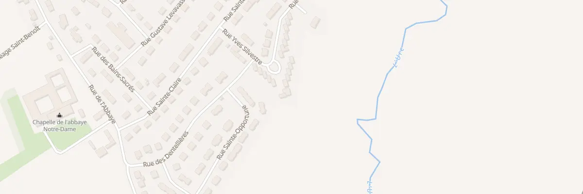 Plan du 20 Rue Yves Silvestre à Argentan