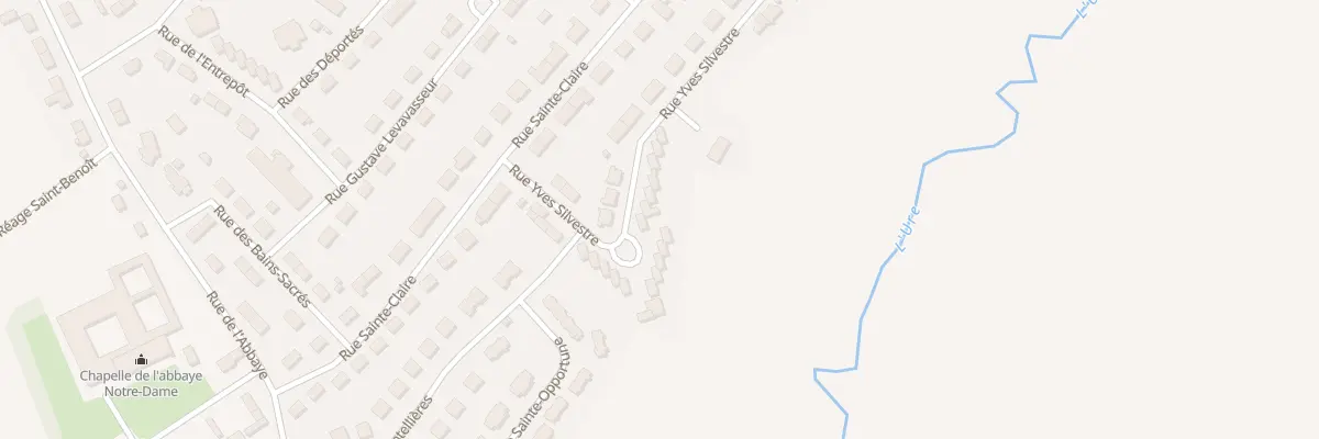 Plan du 32 Rue Yves Silvestre à Argentan