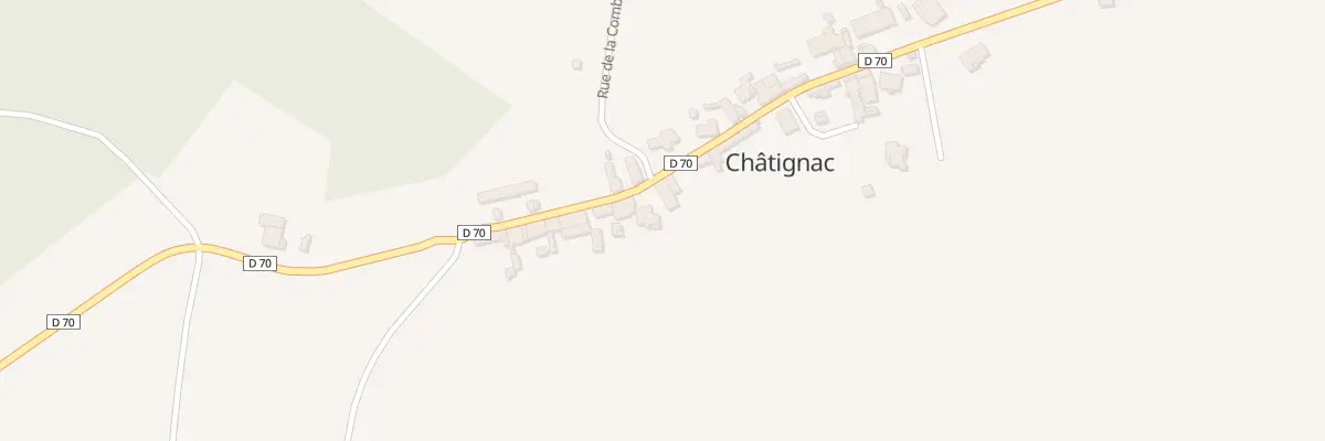 Plan du 22 Rte des Fours A Pains à Châtignac