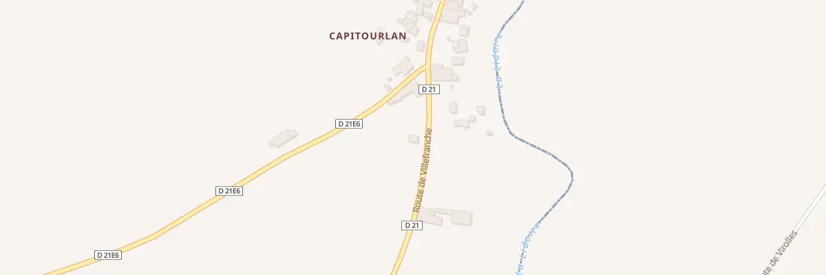 Plan du 12 Rte de Capitourlan à Castillon-la-Bataille