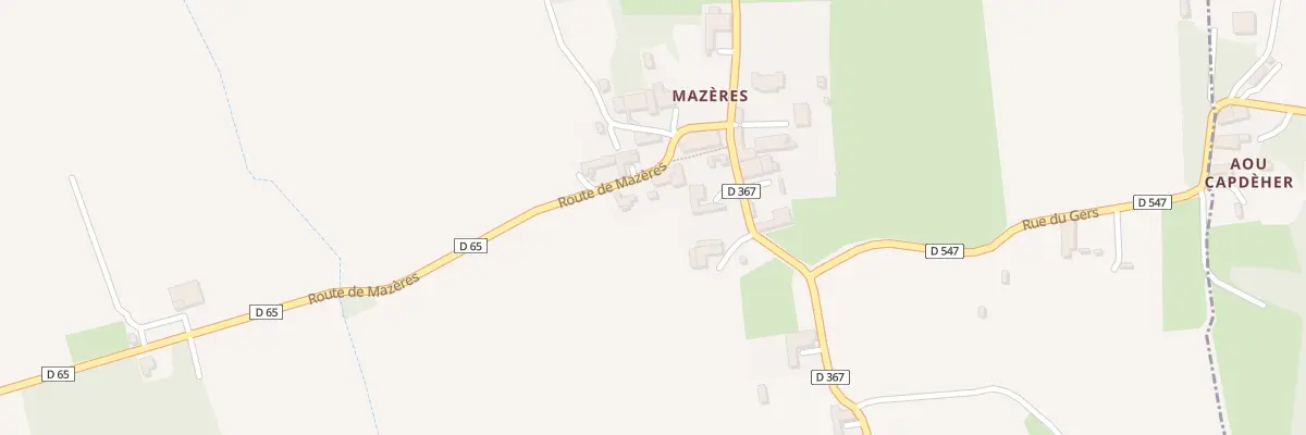 Plan du 10 Rte de Mazères à Castelnau-Rivière-Basse