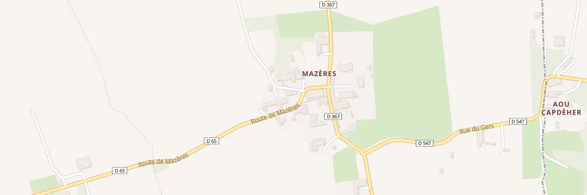 Plan du 5210 Mazeres Nord à Castelnau-Rivière-Basse