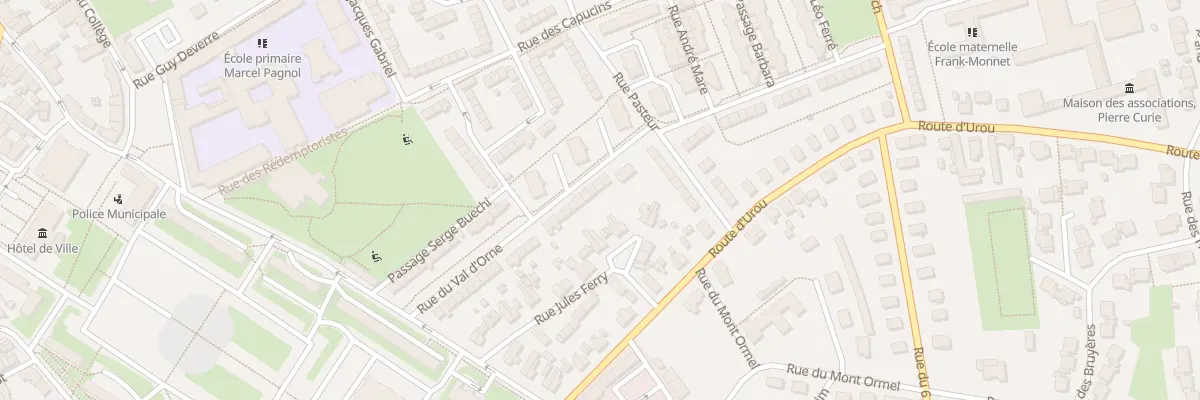 Plan du 44 Rue du Val d’Orne à Argentan