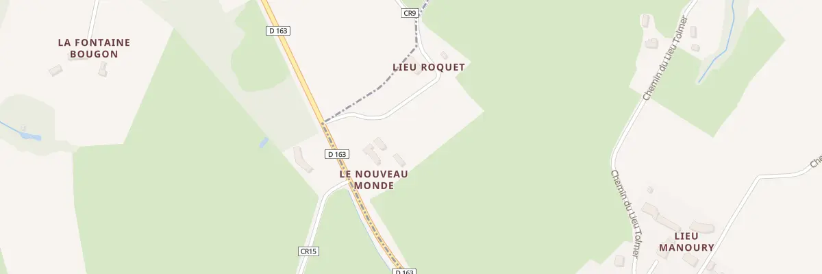 Plan du 5047 Le Lieu Roquet à Saint-Vaast-en-Auge