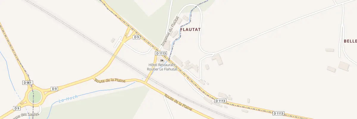 Plan du 3 Le Flahutat à Montagoudin