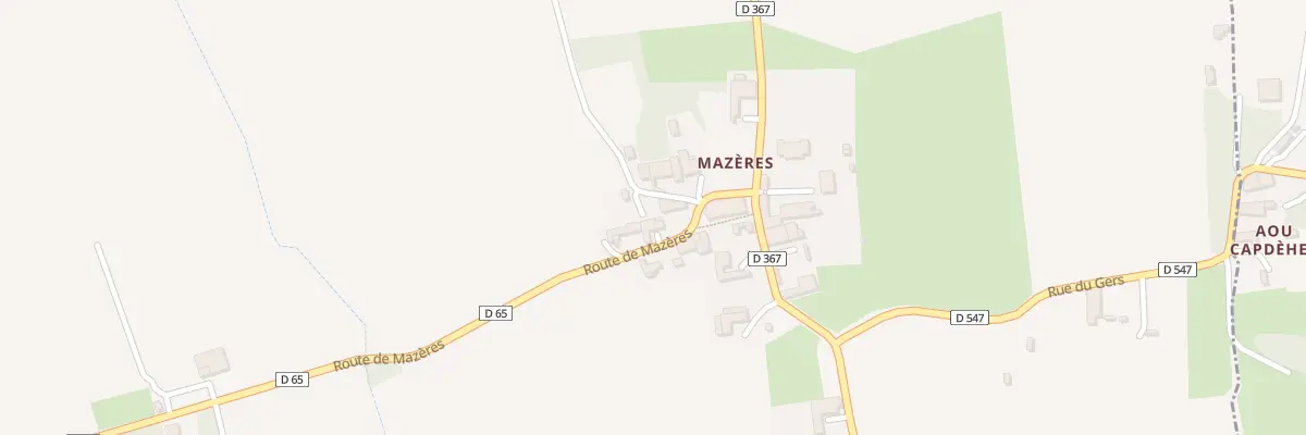 Plan du 11 Rte de Mazères à Castelnau-Rivière-Basse