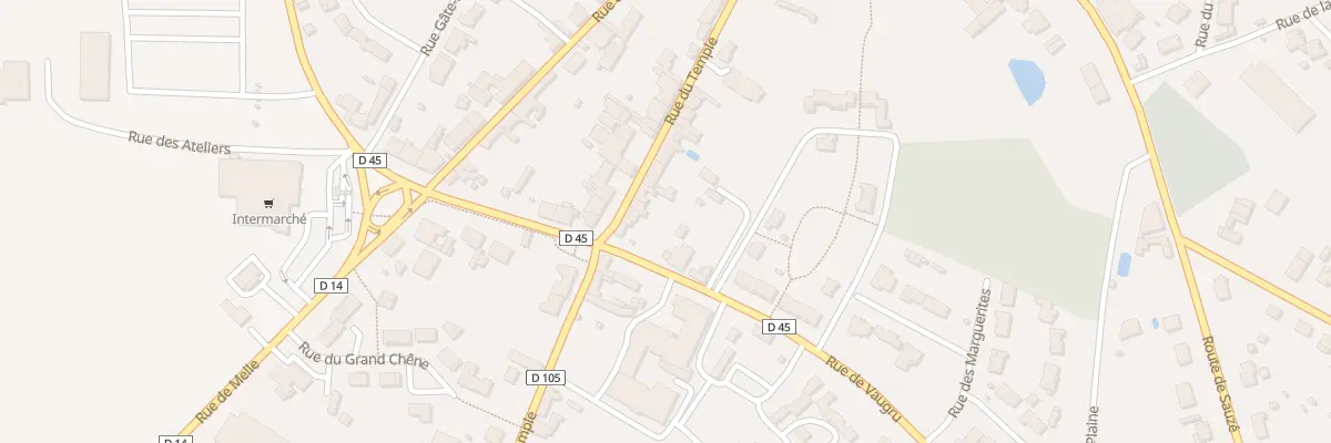 Plan du 40 Rue du Temple à Lezay