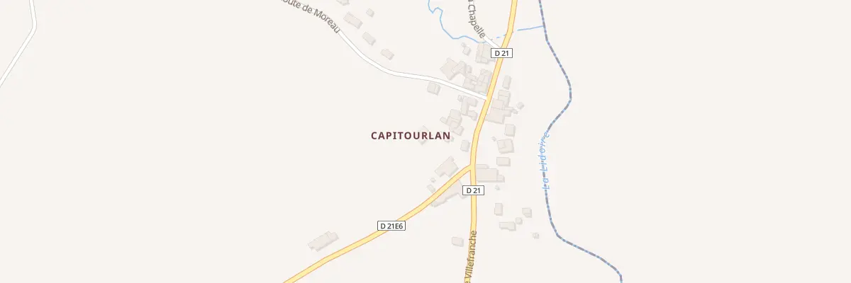 Plan du 11 Rte de Capitourlan à Castillon-la-Bataille