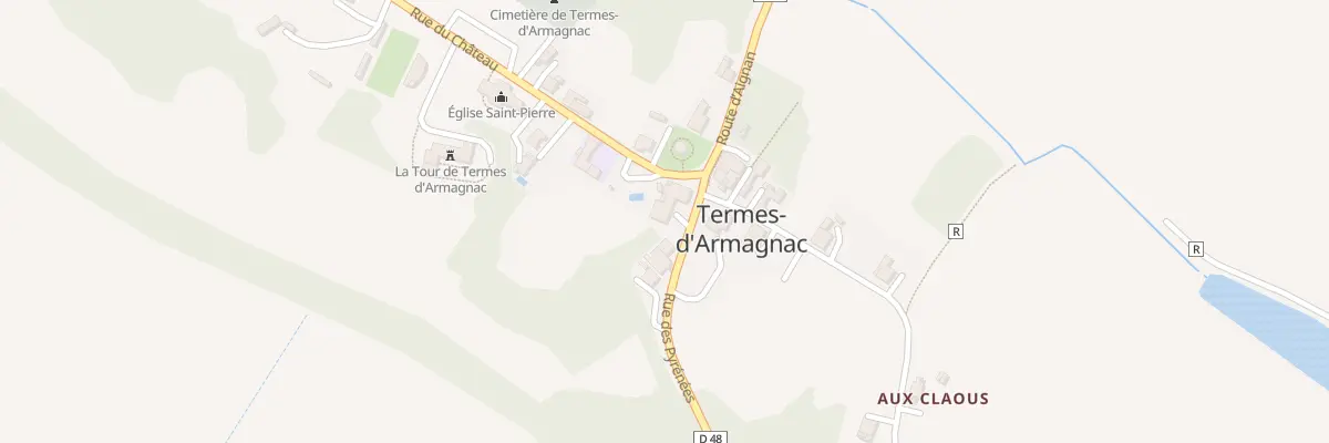 Plan du 10 Rue des Pyrenees à Termes-d’Armagnac