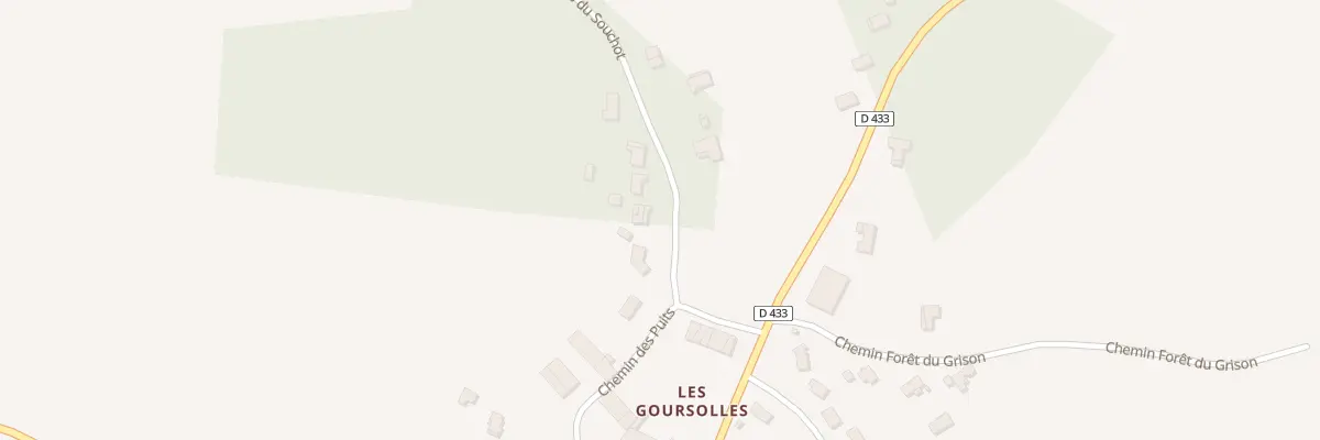 Plan du 3 Che Bois Souchot à Étriac