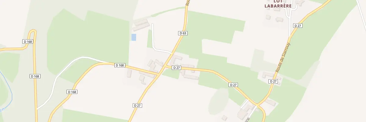 Plan du 5051 Larrose à Tarasteix