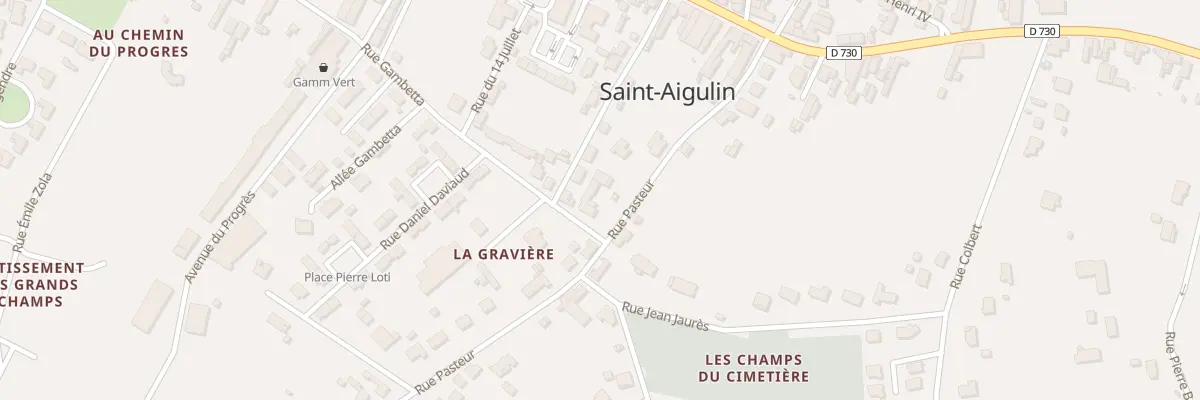 Plan du 33 Rue Gambetta à Saint-Aigulin