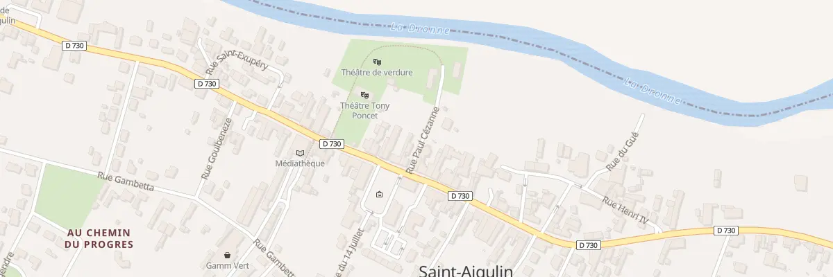 Plan du 63 Rue Victor Hugo à Saint-Aigulin