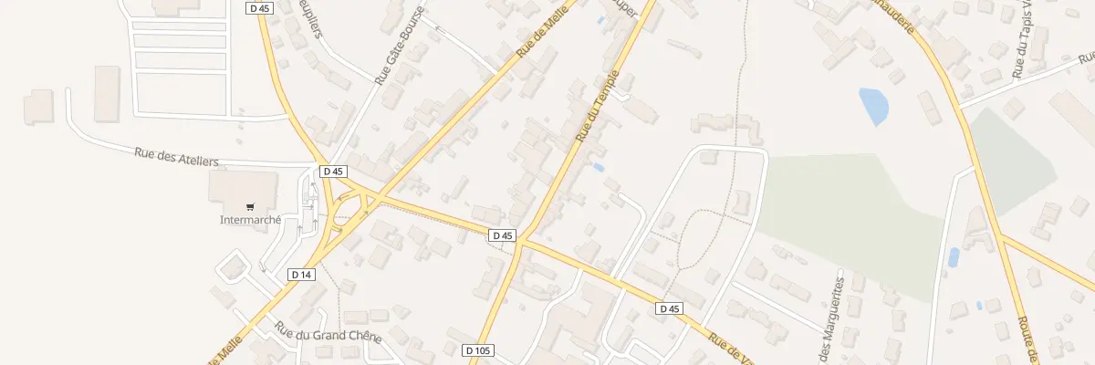 Plan du 25 Rue du Temple à Lezay