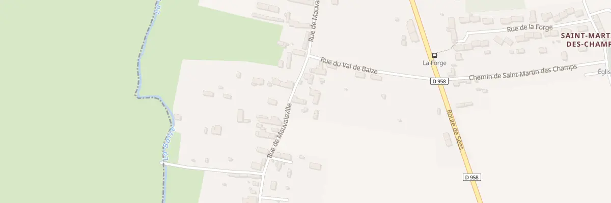 Plan du 39 Rue de Mauvaisville à Argentan