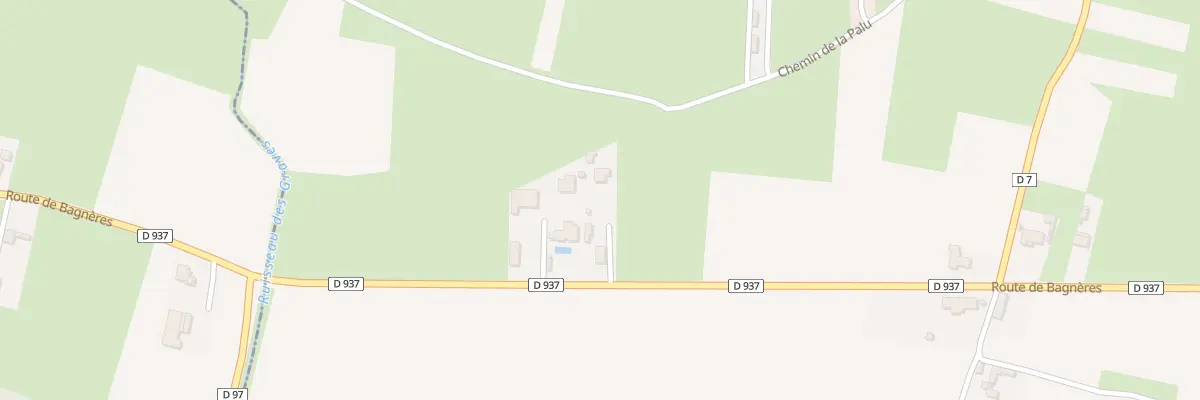 Plan du 9 Rte de Bagneres à Lézignan