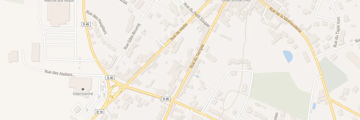 Plan du 17 Rue du Temple à Lezay