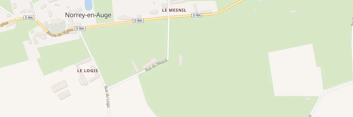 Plan du 5004 La Motte à Norrey-en-Auge