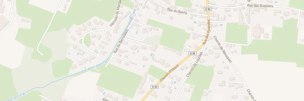 Plan du 4 Lot Dussouet à Azereix