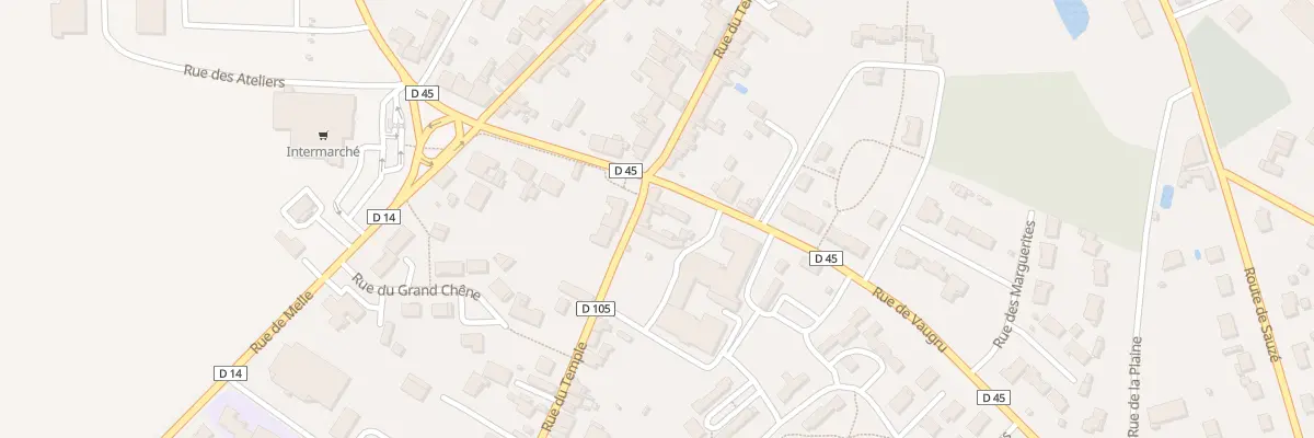 Plan du 50 Rue du Temple à Lezay