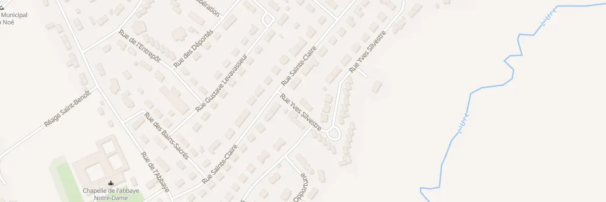 Plan du 1 Rue Yves Silvestre à Argentan