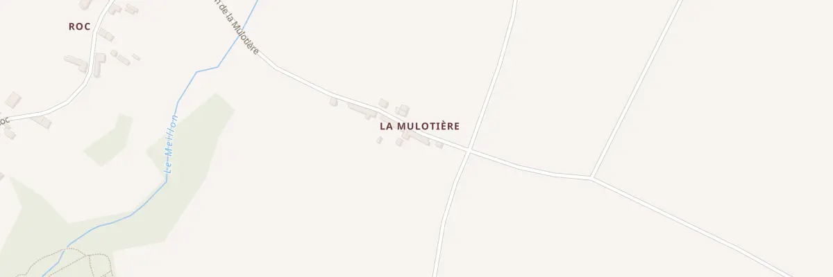 Plan du 801 Che de la Mulotière à Guêprei