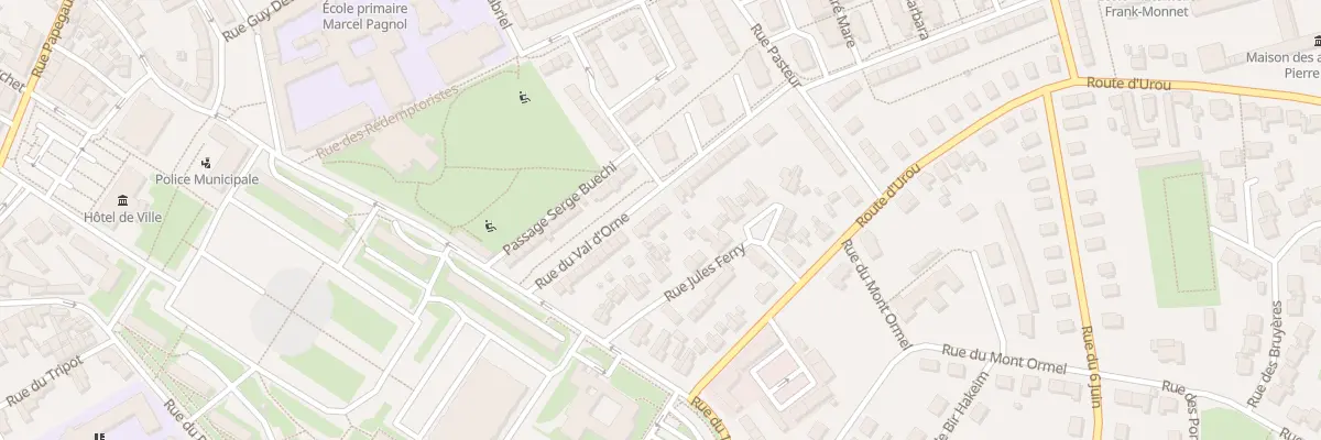 Plan du 26 Rue du Val d’Orne à Argentan