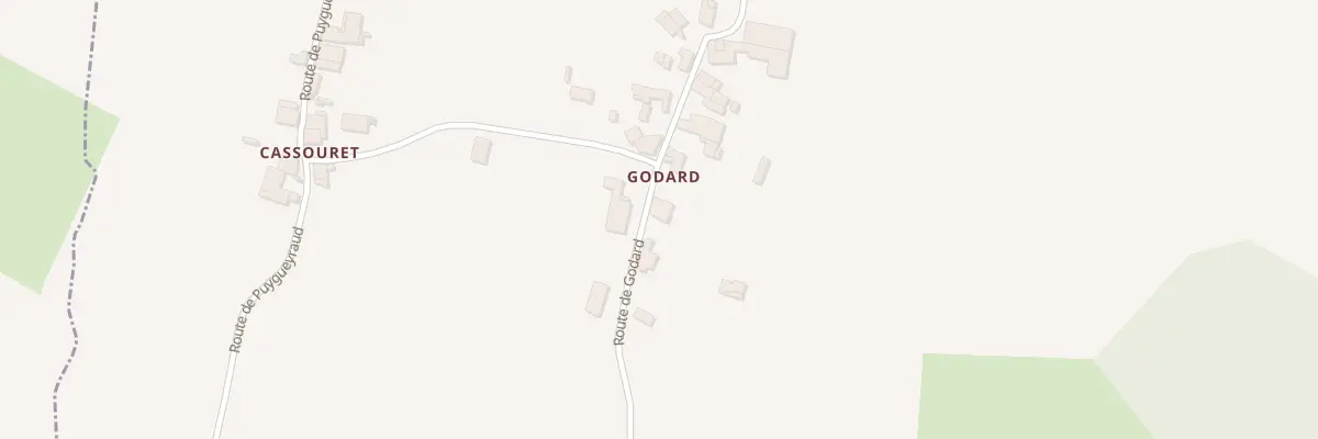 Plan du 80 Godard à Francs