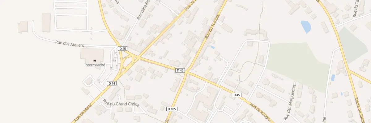 Plan du 31 Rue du Temple à Lezay