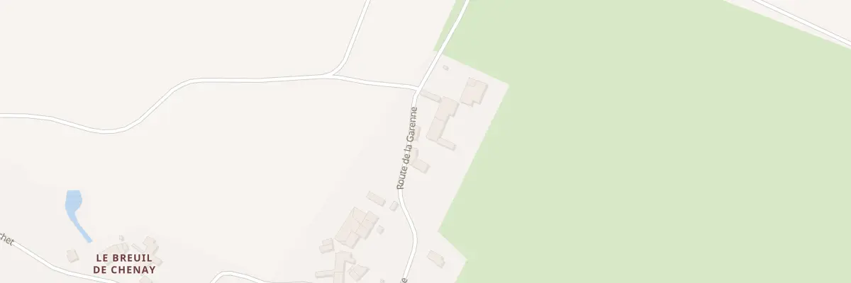 Plan du 8 Rte de la Garenne à Chenay
