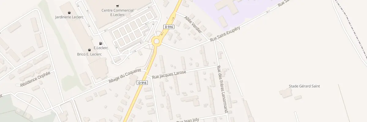 Plan du 13 Rue Jacques Larose à Argentan