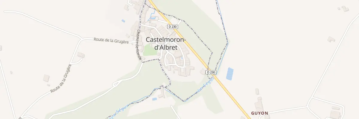 Plan du 9 Rue de l’Eglise à Castelmoron-d’Albret