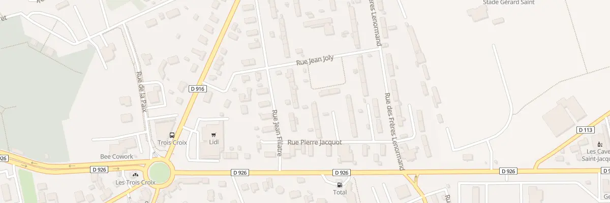 Plan du 11 Rue Jean Joly à Argentan