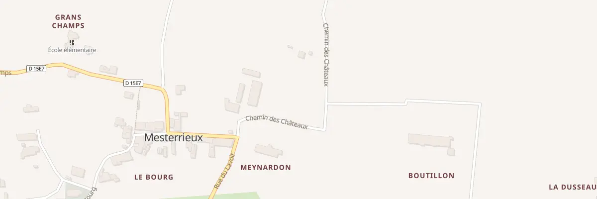 Plan du 4 Baillon à Mesterrieux
