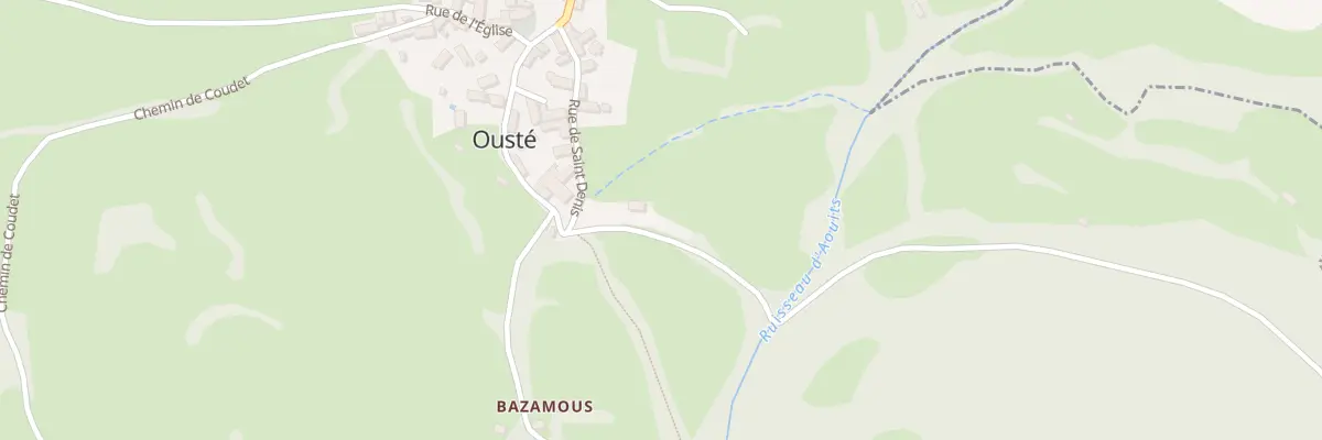 Plan du 5023 Rue de la Fontaine à Ousté
