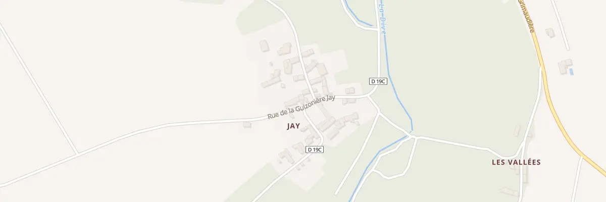 Plan du 8 Rte de la Guizonniere Jay St C à Moncontour