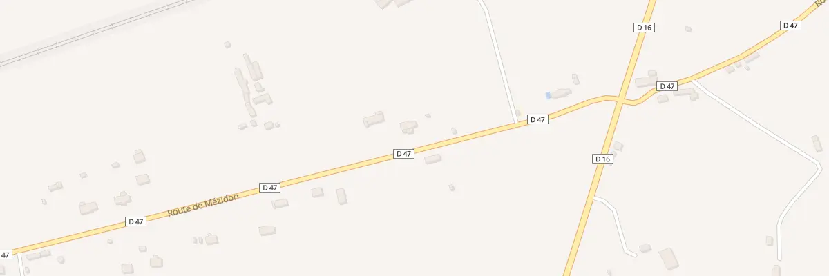 Plan du 6618 Rte de Mezidon -Mesnil Mauger- à Mézidon Vallée d’Auge