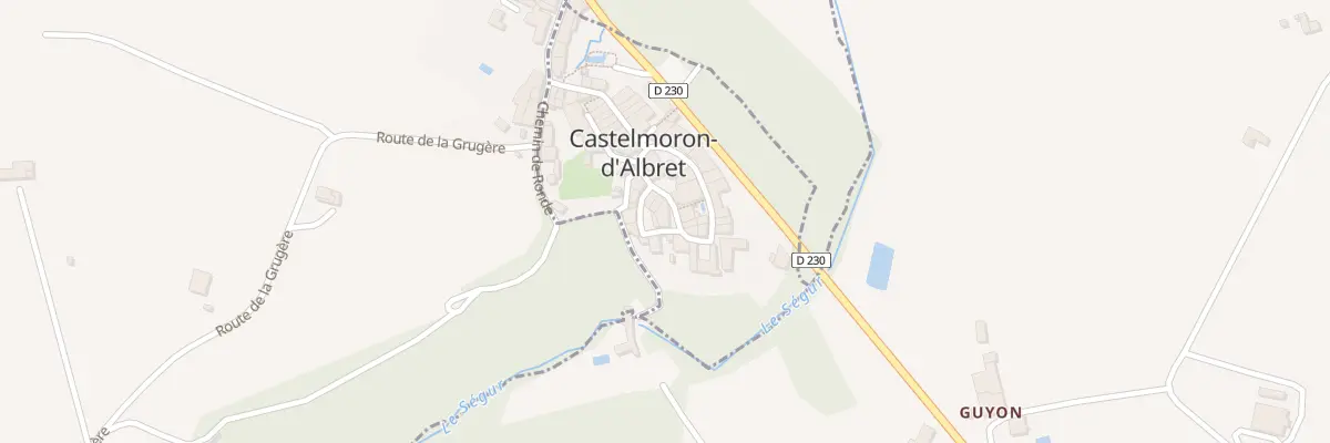 Plan du 10 Rue de l’Eglise à Castelmoron-d’Albret