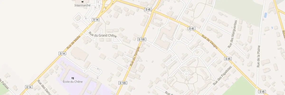 Plan du 58 Rue du Temple à Lezay