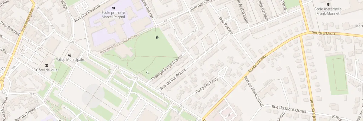 Plan du 25 Rue du Val d’Orne à Argentan