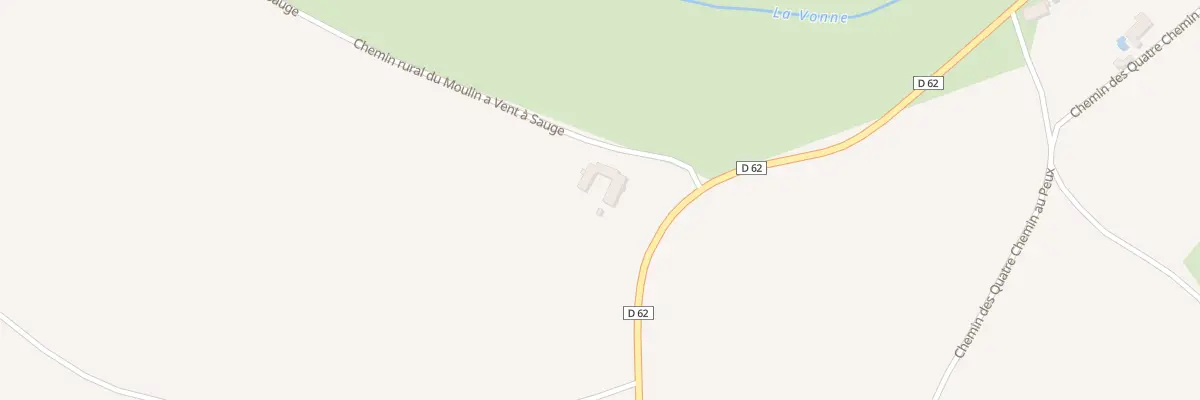 Plan du 5384 Sauge à Sanxay