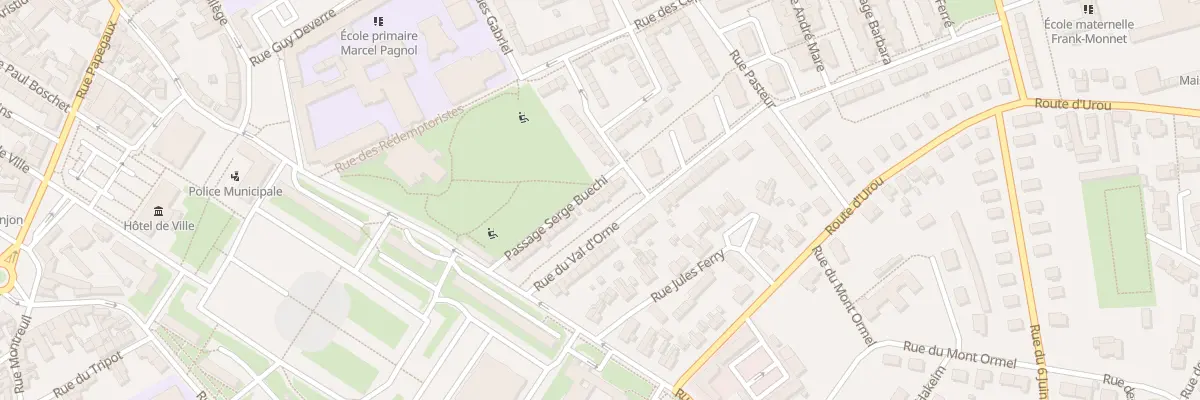 Plan du 23 Rue du Val d’Orne à Argentan