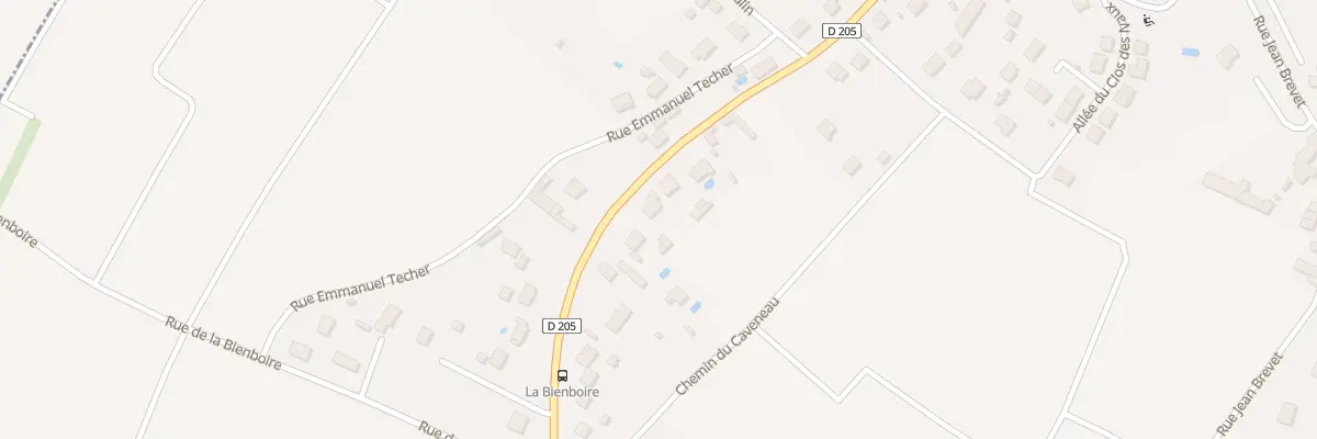 Plan du 33 Rte de Champigny à Souzay-Champigny