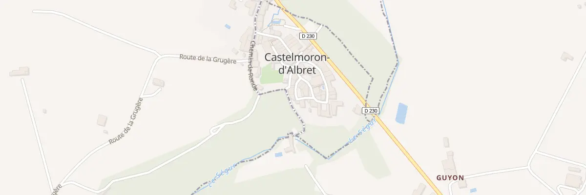 Plan du 12 Rue des Jasmins à Castelmoron-d’Albret