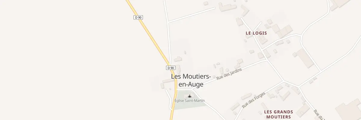 Plan du 5059 Le Logis aux Moutiers-en-Auge