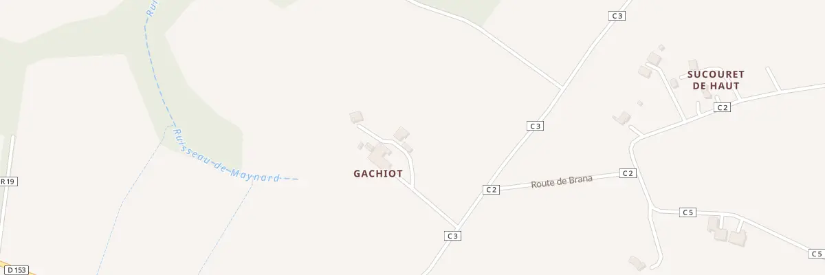 Plan du 5037 A Gachiot à Bourrouillan