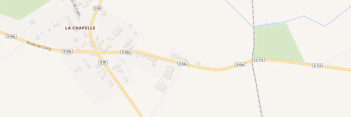 Plan du 6 Rte de Louvières au Marais-la-Chapelle