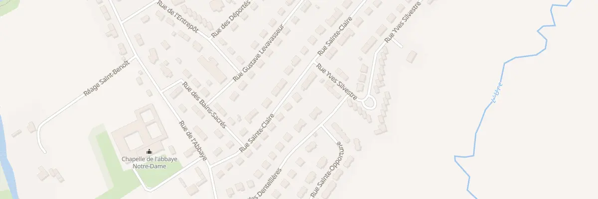 Plan du 20 Rue Sainte Claire à Argentan