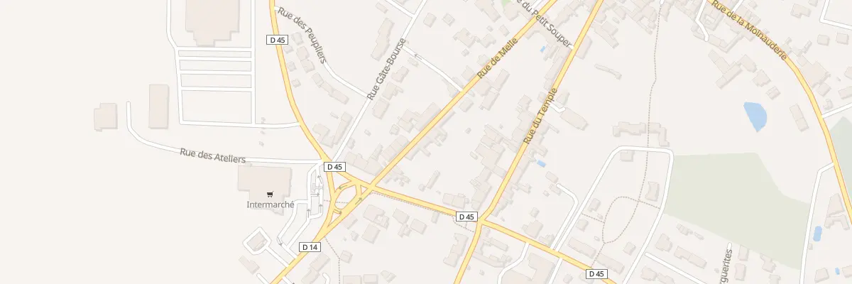 Plan du 12 Rue de Melle à Lezay
